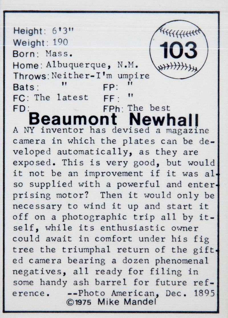 Beaumont Newhall
