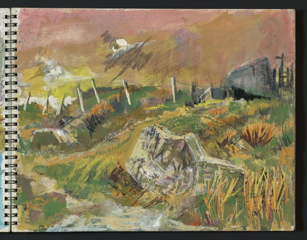 Sketchbook: Martin's Haven, Renney Slip, studio rock, Skokholm & Skomer from coast path, the cottage & St Bride's Bay