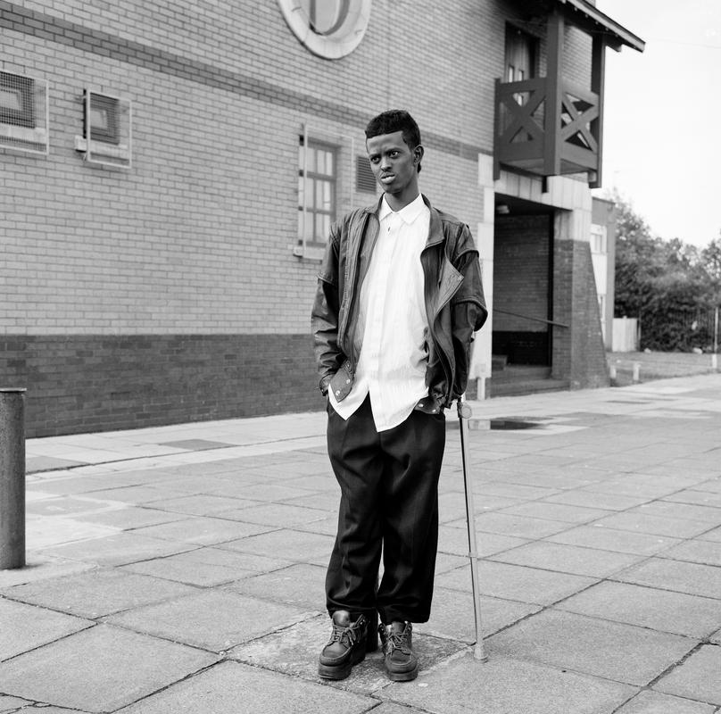 GB. WALES. Cardiff. Mahad Hared Omar. Arrived from Somalia in 1994. Now a student. 1996.