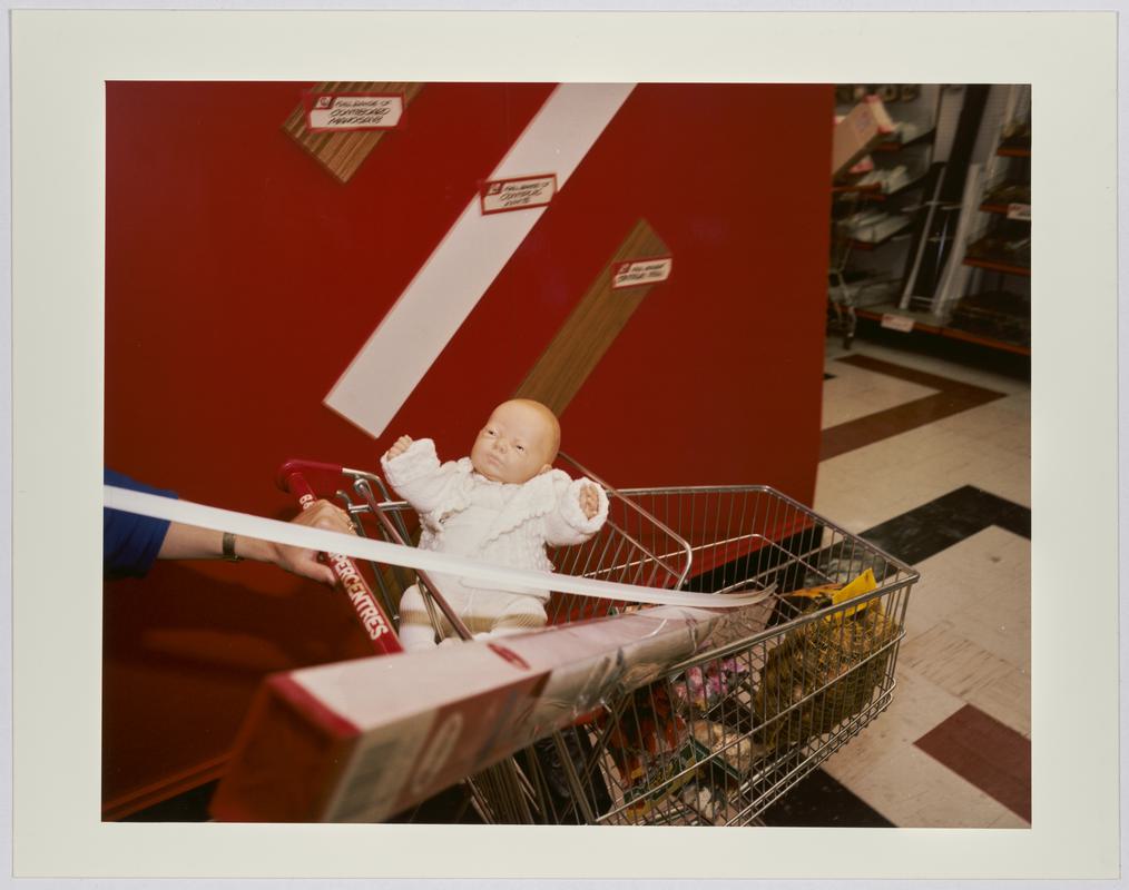 Rubber baby, B&Q store, Newport South Wales