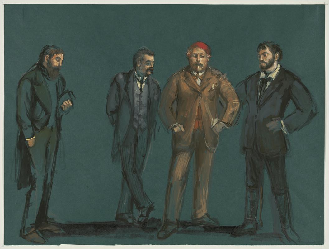 Four Principal Men, 'La Boheme'