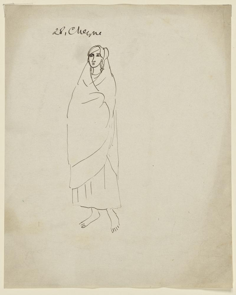 Woman in Shawl