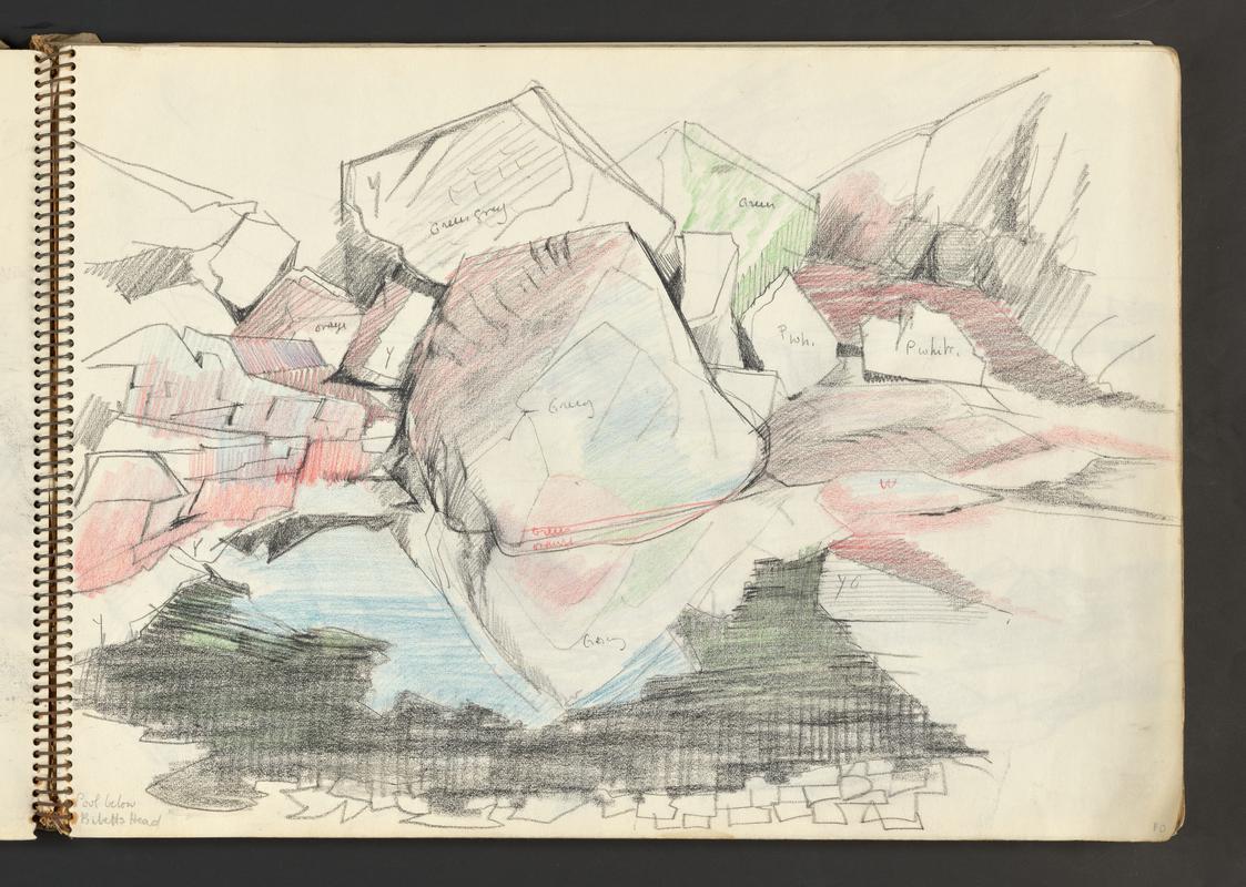 Sketchbook: Alderney, Renney Slip, Grassholm, Jack Higgon & Natch