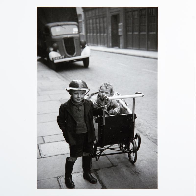 G.B. ENGLAND. London. Steel helmets were worn by all who could get them. Life in London during The Blitz of World War II in 1939-40. 1940.