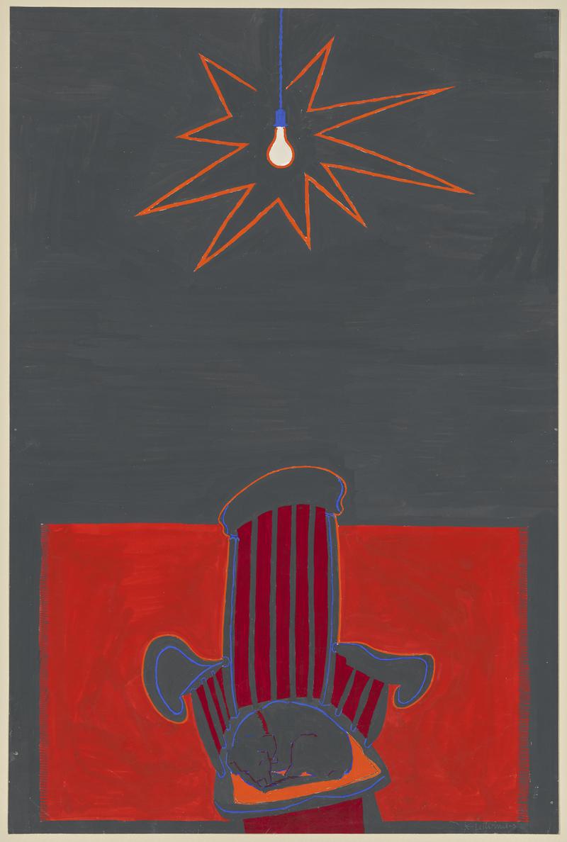 Chair and Dog