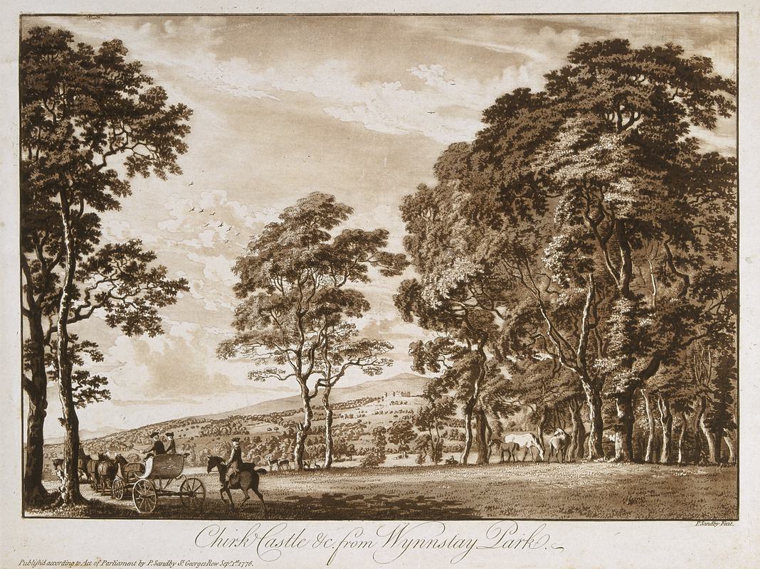 Chirk Castle from Wynnstay Park