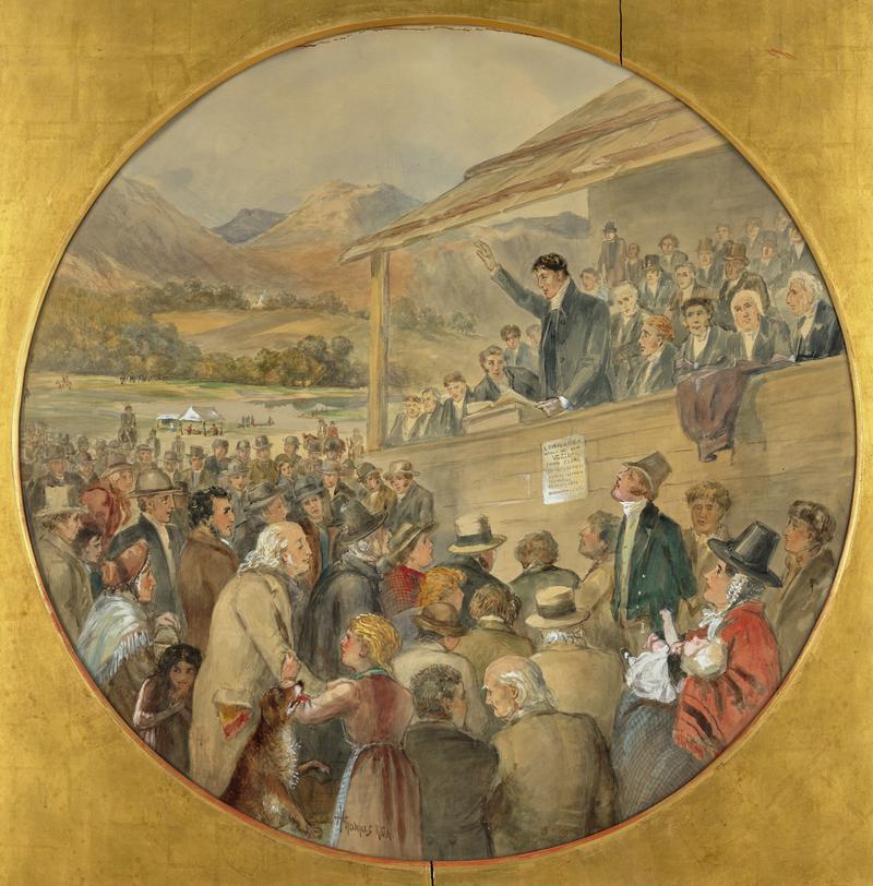 John Elias preaching at the Association