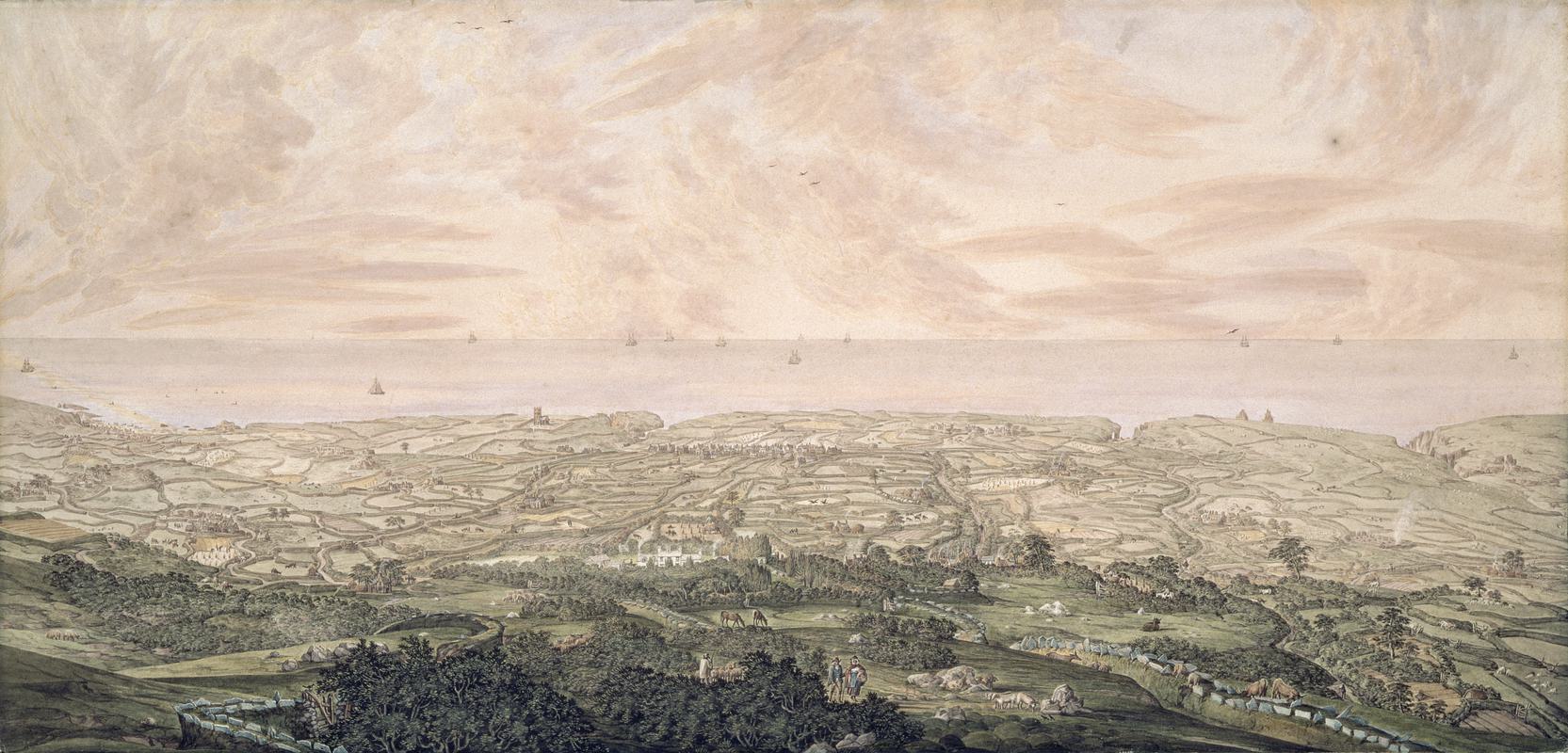 A coastal panorama