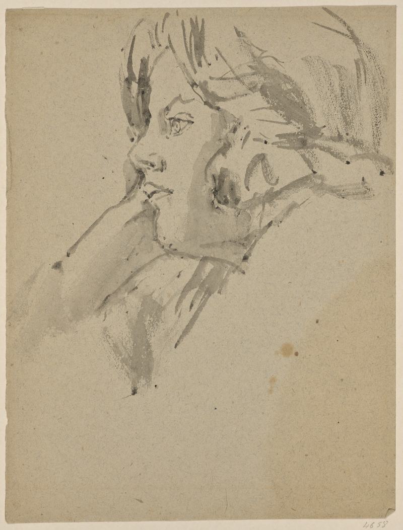 Study of Woman's Head