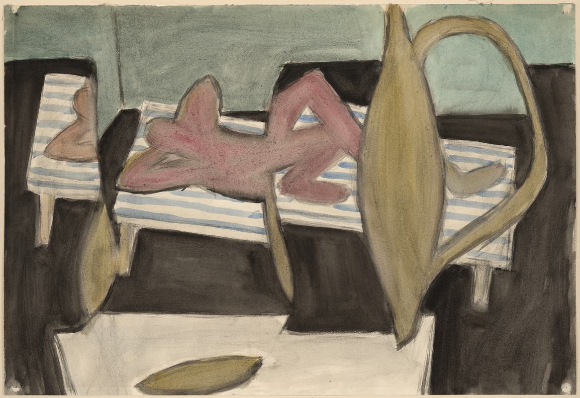 Interior, Figure on a Bed