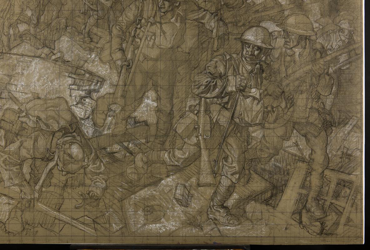 Study for 'Tank in Action'