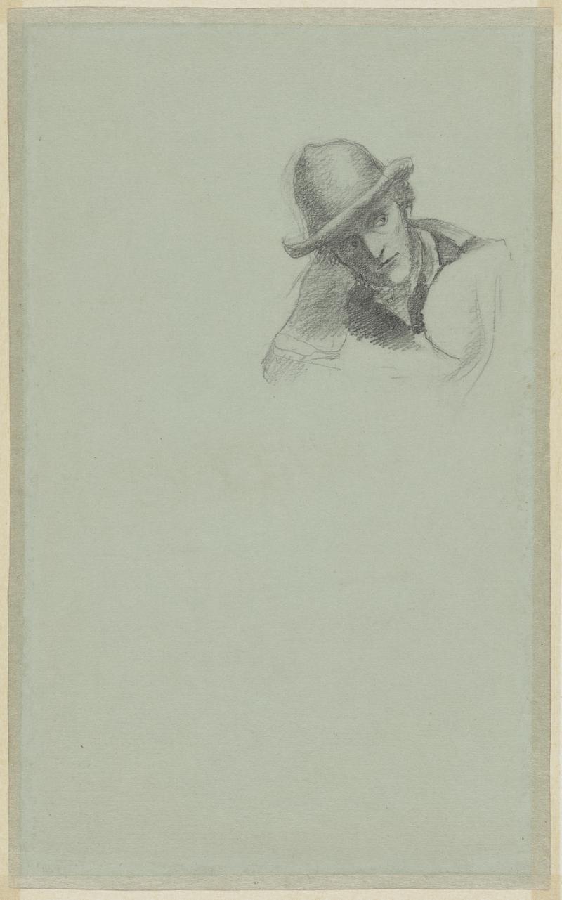 Young man leaning