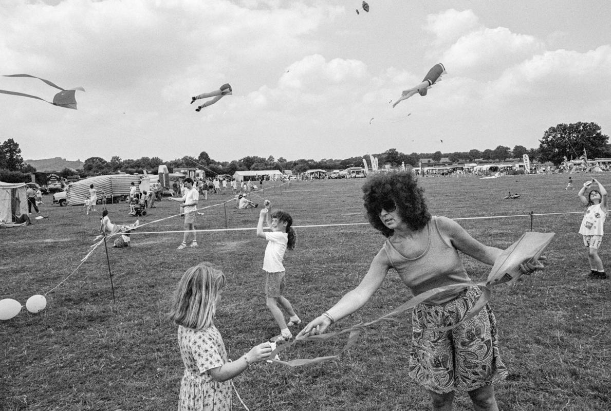 GB. WALES. Monmouth. Kite festival. 1995.