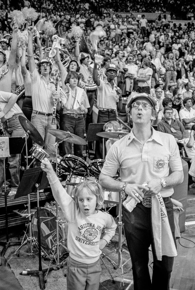 USA. ARIZONA. Tempe. Basketball finals at ASU stadium. 1980.