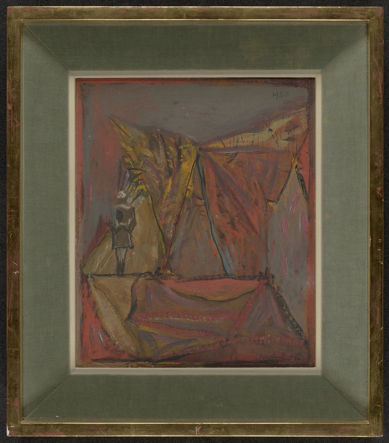 Figure in a landscape