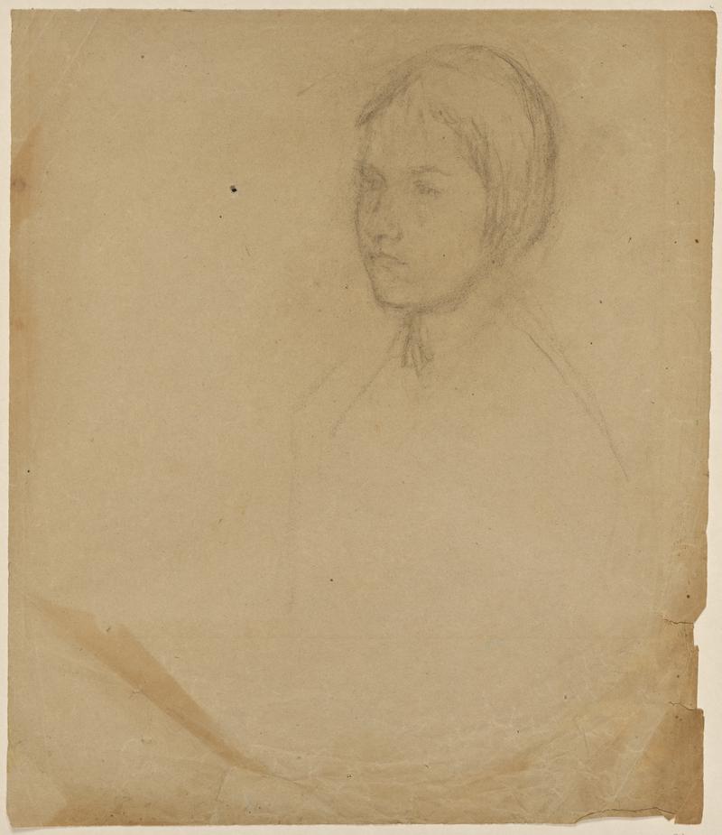 Study of a Girl's Head