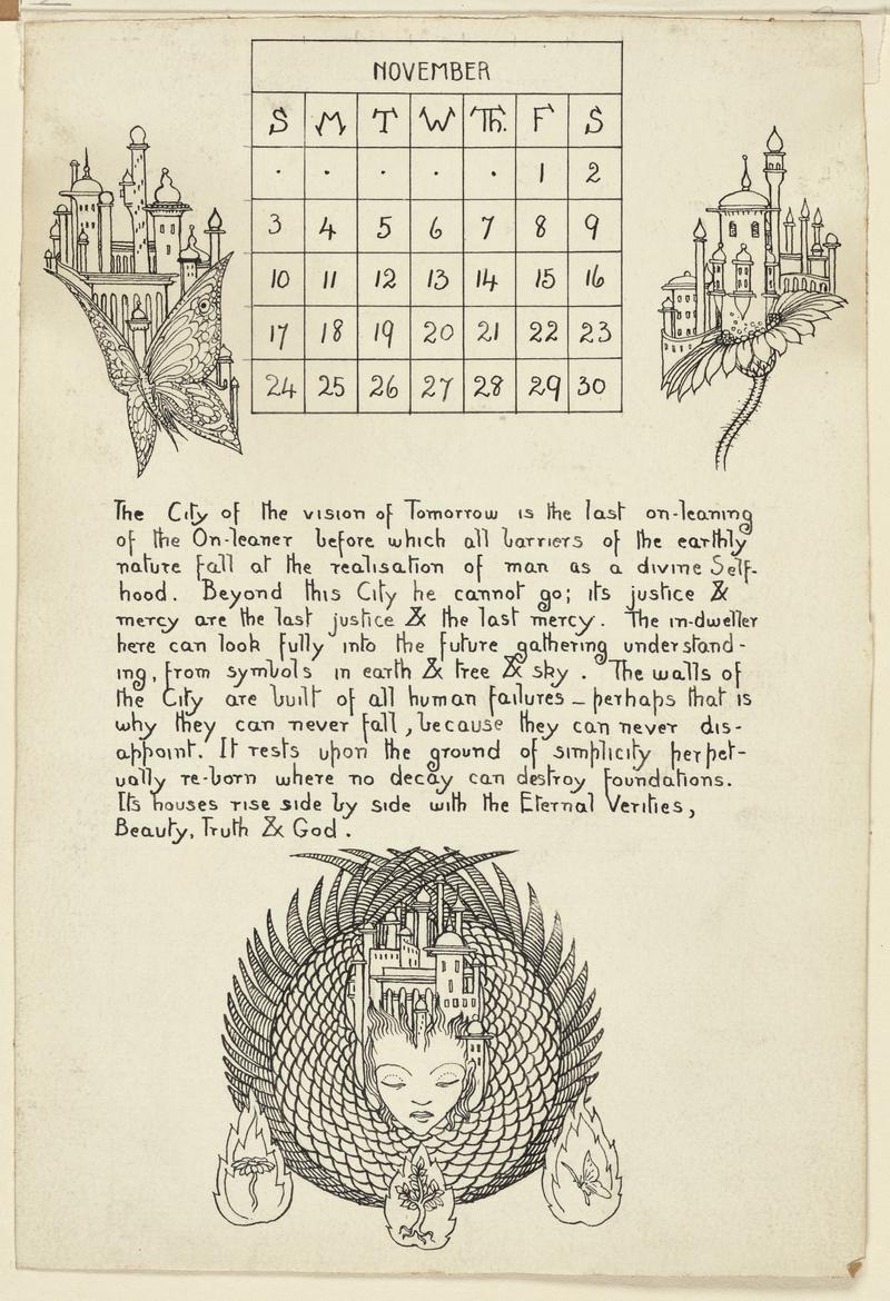 Calendar for November 1918