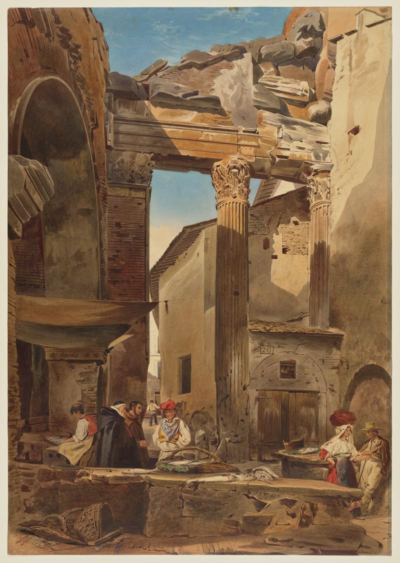 Market Scene in Rome