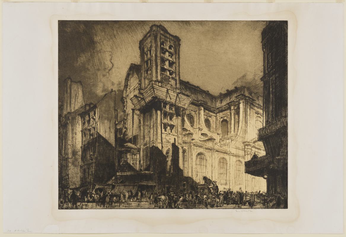 Paris, the Church of St Nicholas du Chardonnet