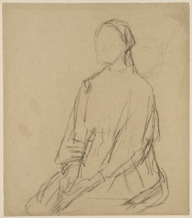 Study of a Seated Girl