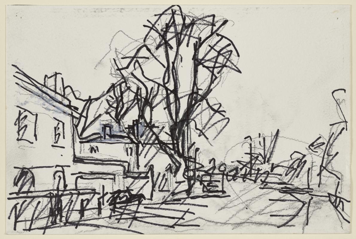 Study for 'Park Village East, Winter'