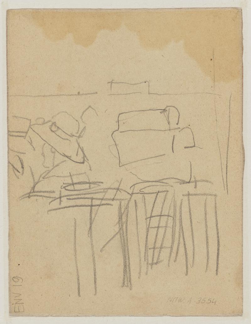 Man in a hat facing to the right