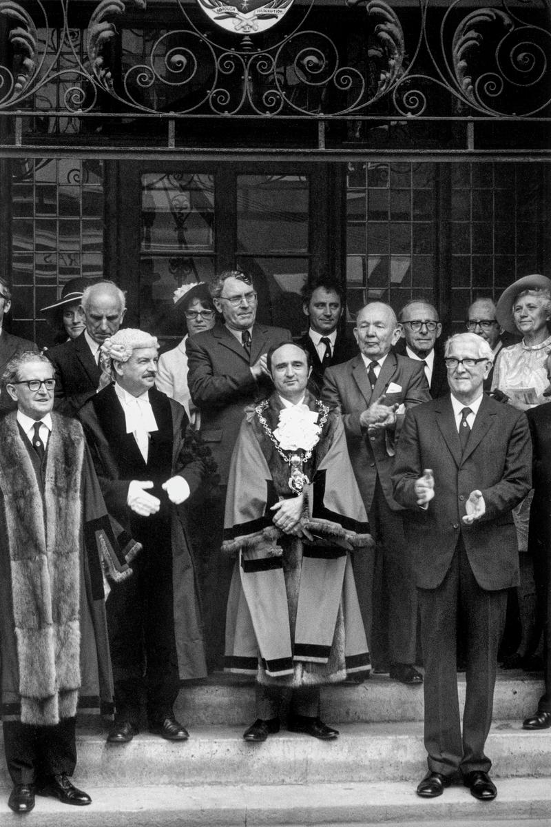 GB. WALES. LLanidloes. The 1st Civic Parade. 1973