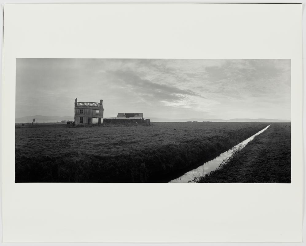 Abandoned Building, Drainage Ditch