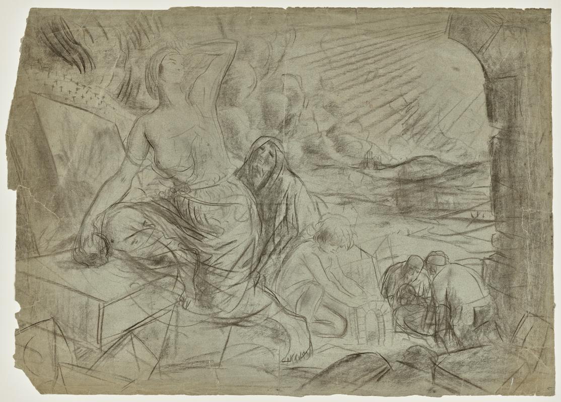 Allegorical Scene with Figures burying a Body