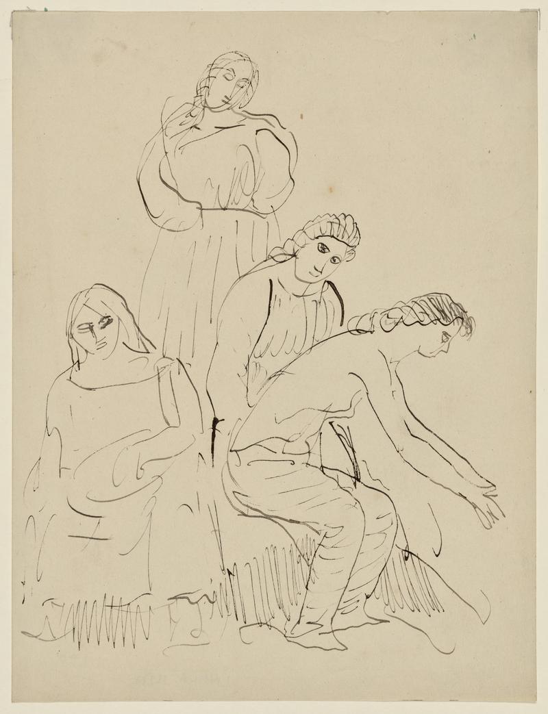 Four Women, Three Seated