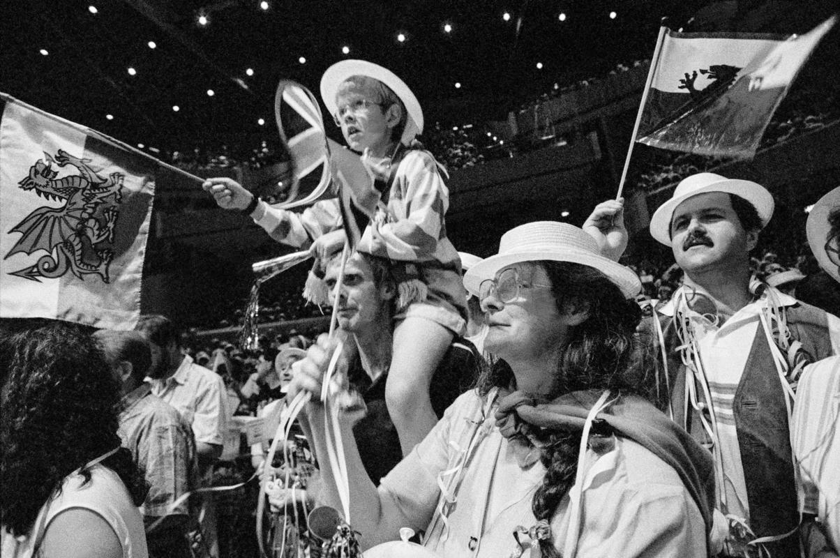 GB. WALES. Cardiff. Last night of the Welsh Proms at St David's Hall. 1995.