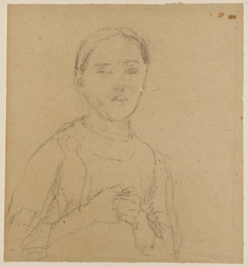 Study of a Breton girl