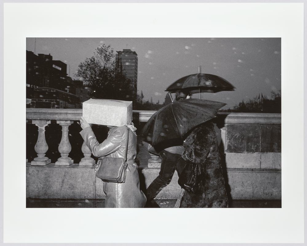 Bad weather. Ireland. Dublin, O'Connell Bridge