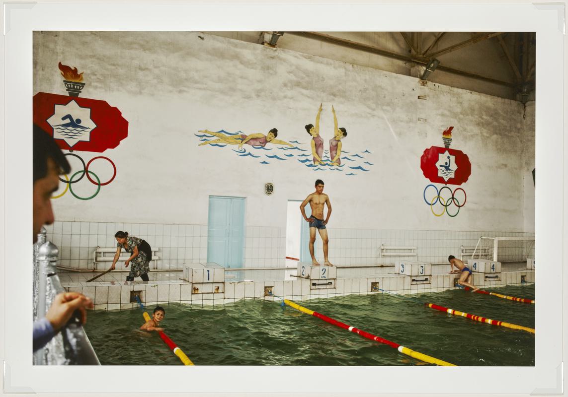 Swimming pool in Mary, an ancient oasis city in the Karakum desert that was expanded in Soviet times as a centre for cotton and natural gas production. Mary, Turkmenistan