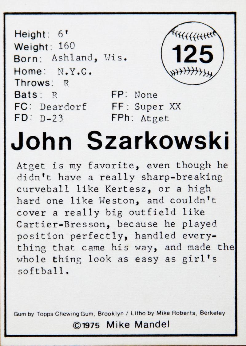 John Szarkowski
