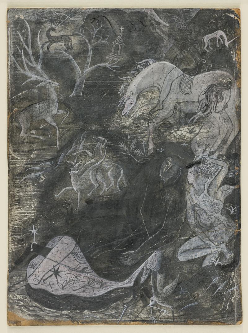 Merlin appears in the form of a young child to Arthur sleeping