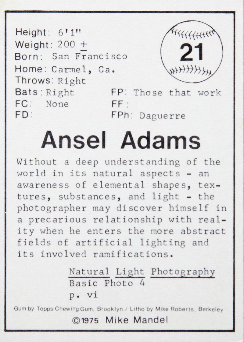 Ansel Adams