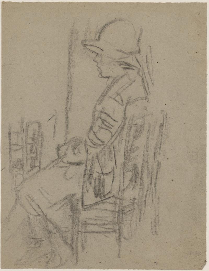 Woman in church