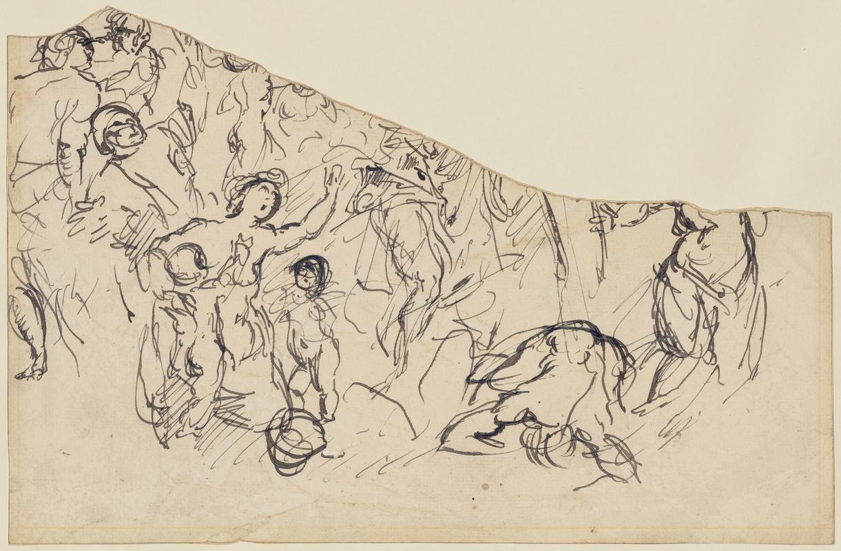 Study for "Moses and the Brazen Serpent"