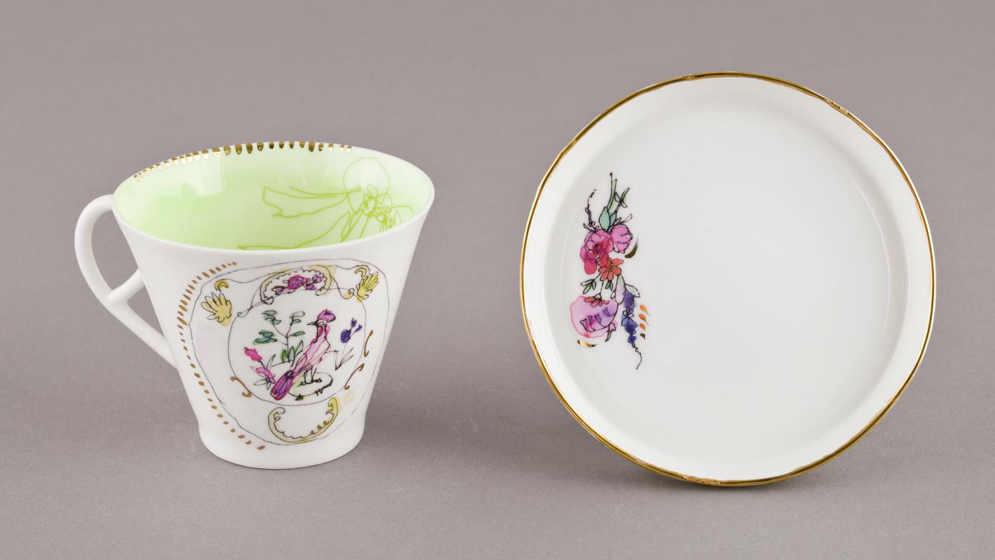 Cup and saucer
