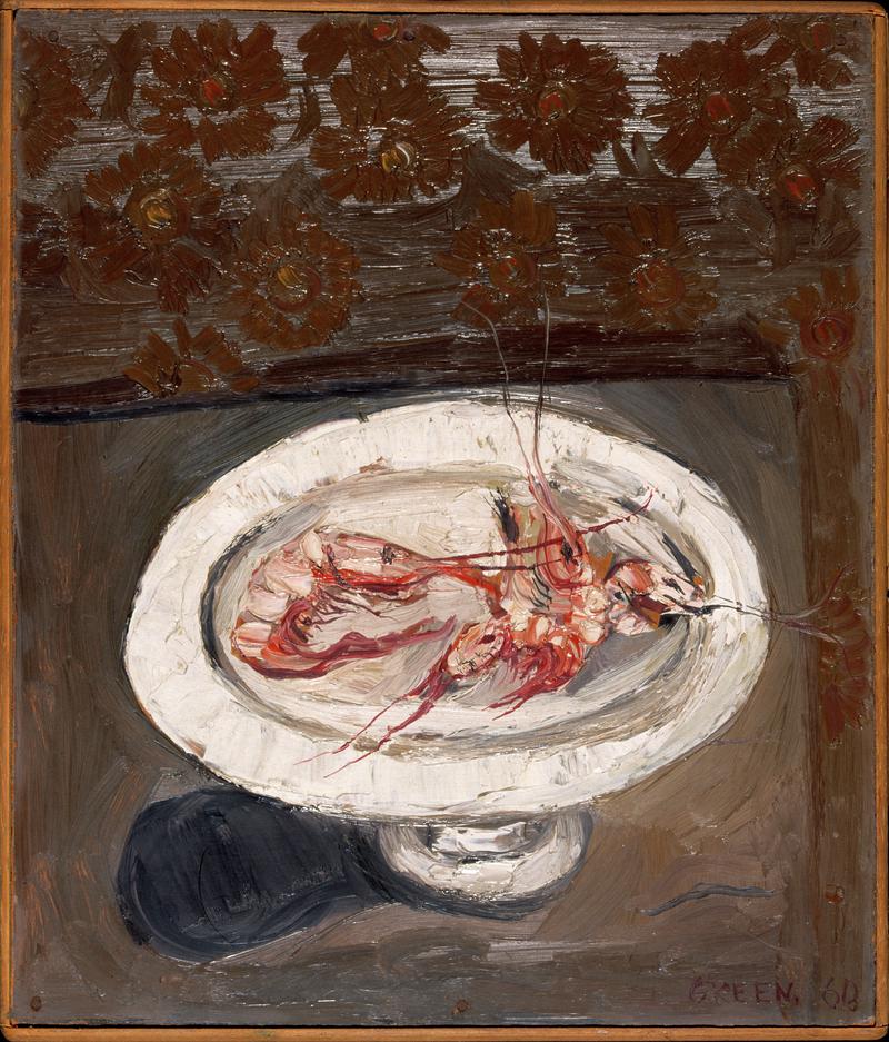 Still life with shrimps