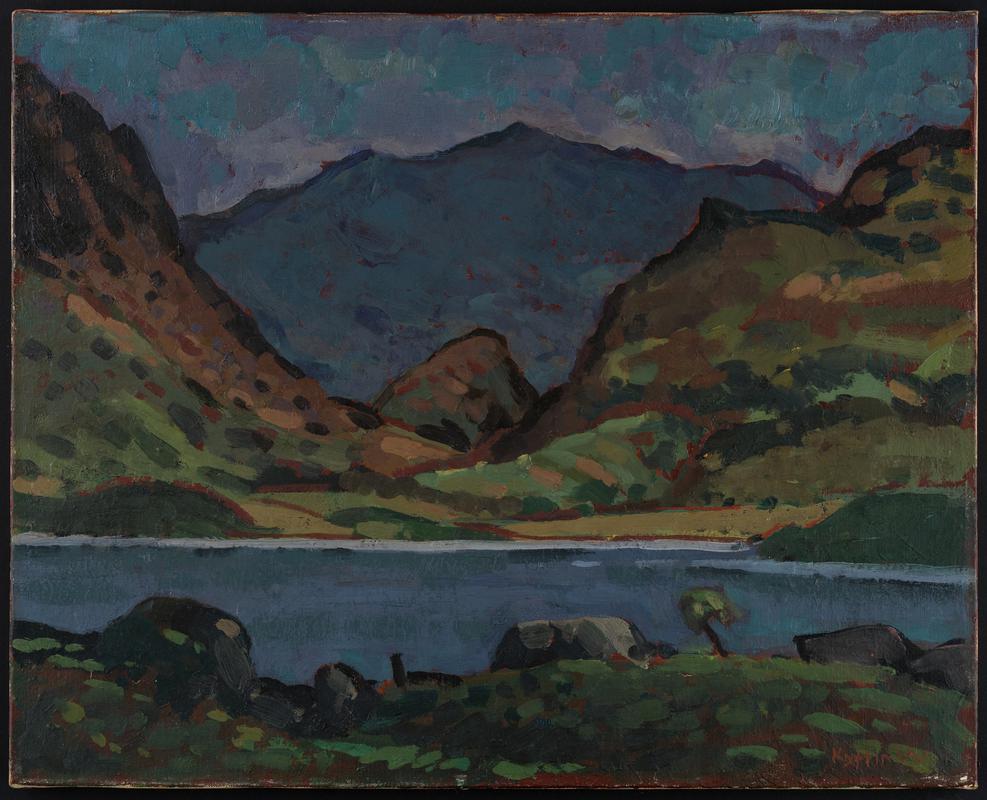 Snowdon from Llyn Nantlle, c.1945