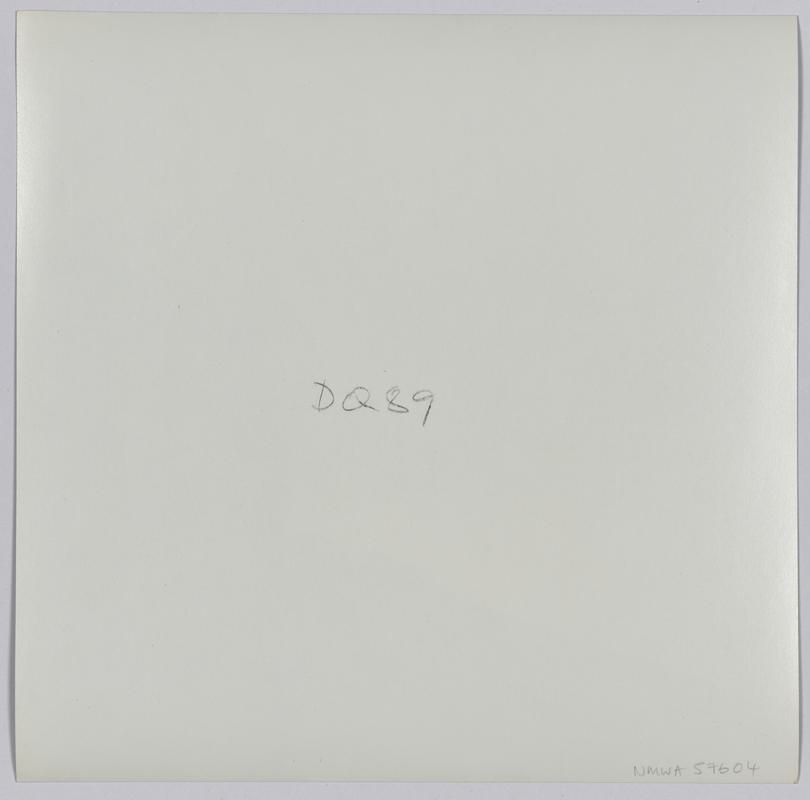 Back of Photographic Print with Annotations - photographs of steelworks and South Wales