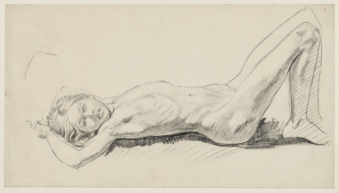 Nude Girl Lying Down