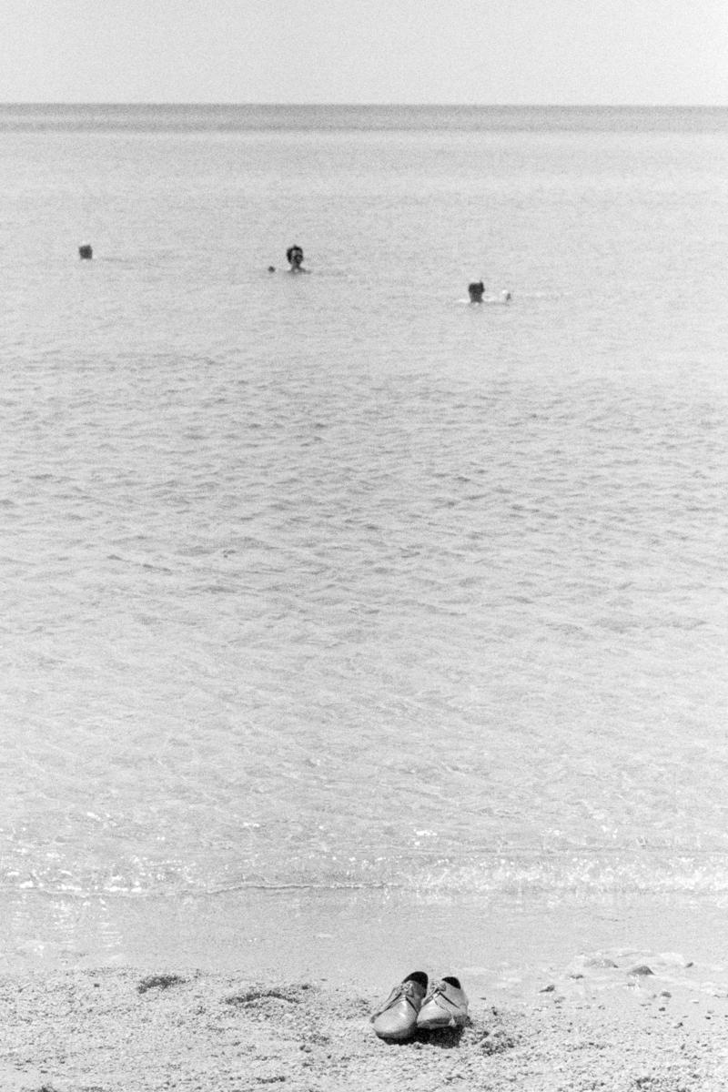 GREECE. Corfu. Paleokastritsa. Swimming in the sea. 1964.