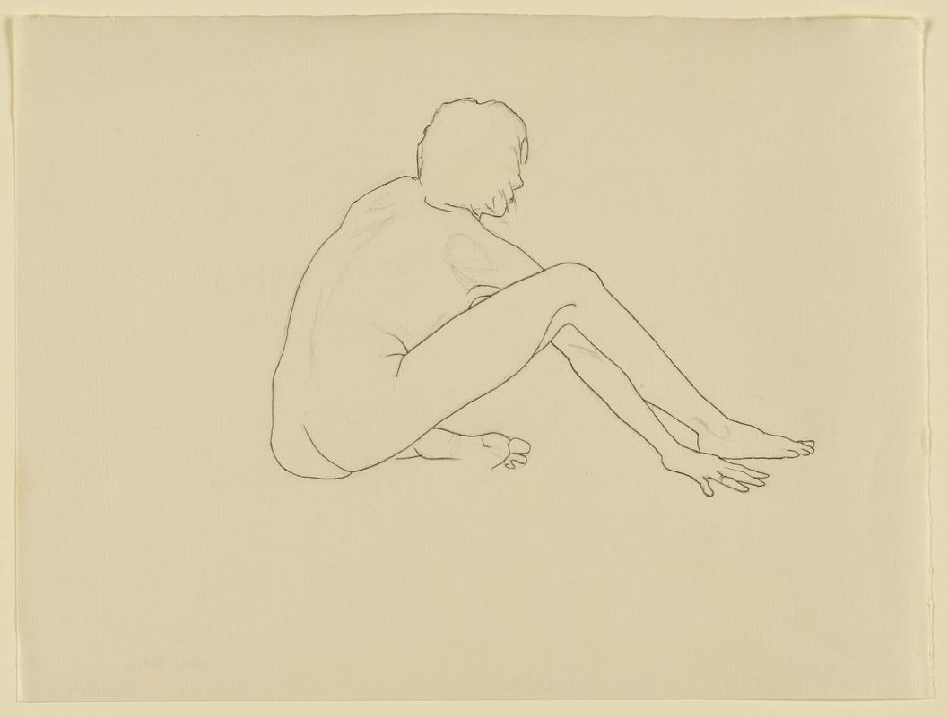 Female Nude Seated. Fenia Kotsopoulou