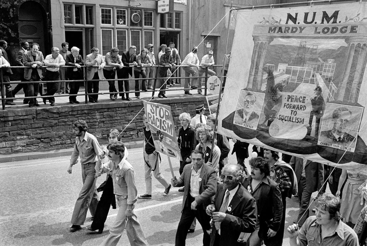 GB. WALES. Cardiff. Butetown. March against Racism. 1978.