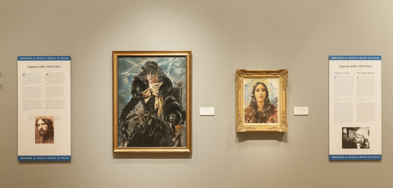 A West Indian Girl and Marchesa Casati (1881-1957) from Augustus John in Focus exhibition