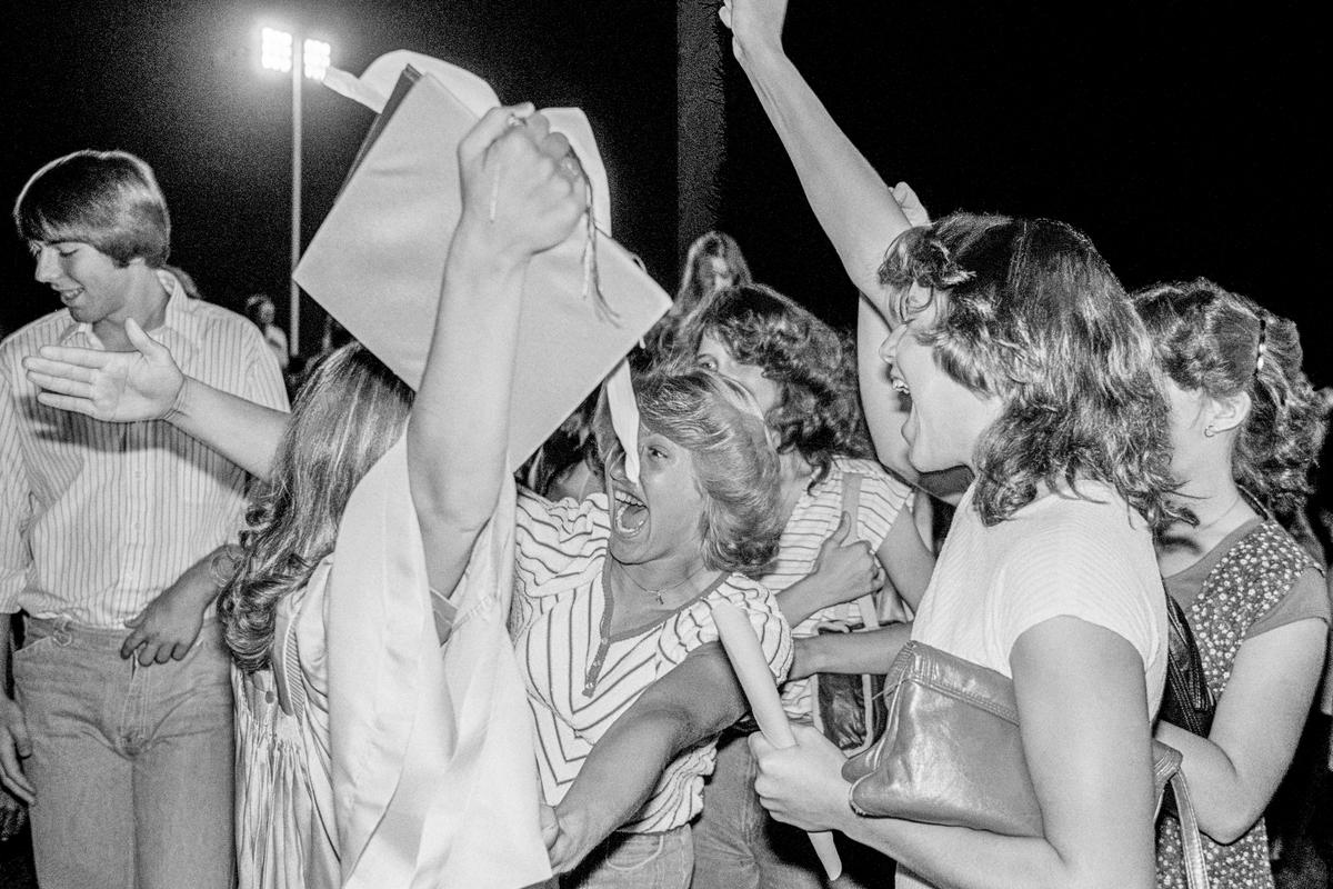 USA. ARIZONA. Tempe, Marcos de Niza School graduation. 1980.