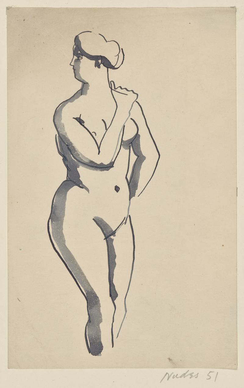 Standing Female Nude